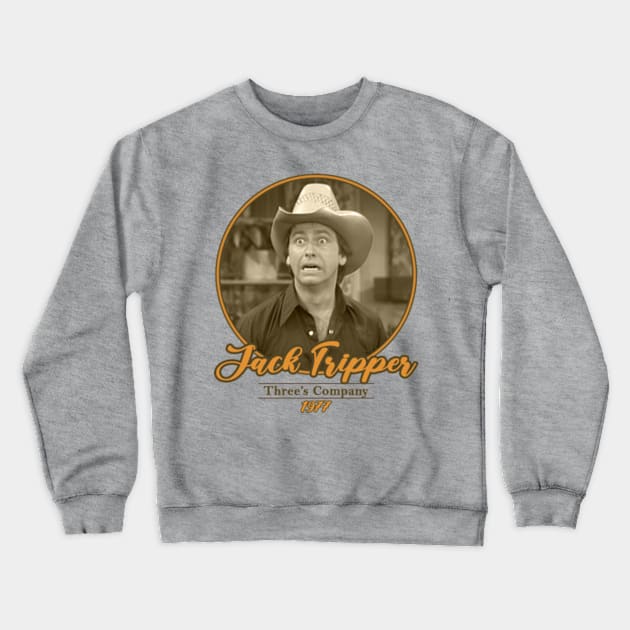 Jack Tripper - Three's Company Crewneck Sweatshirt by Viinlustraion